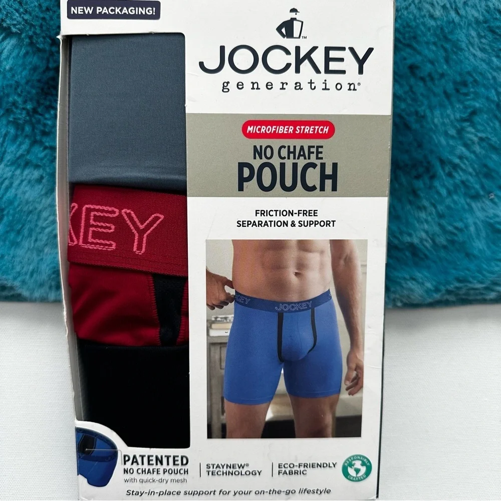 Jockey Boxer Briefs 3-Pack Size M